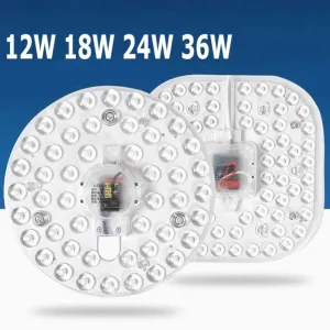 2021 LED Panel Circle Ring Light SMD2835 12W 18W 24W 36W LED Round /Square Ceiling decoration Ceiling Lamp AC 220V downlight