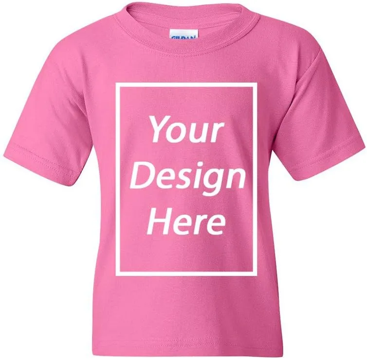 Add Your Own Text Design Custom Personalized Youth Kids T-Shirt Tee