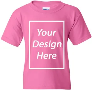 Add Your Own Text Design Custom Personalized Youth Kids T-Shirt Tee