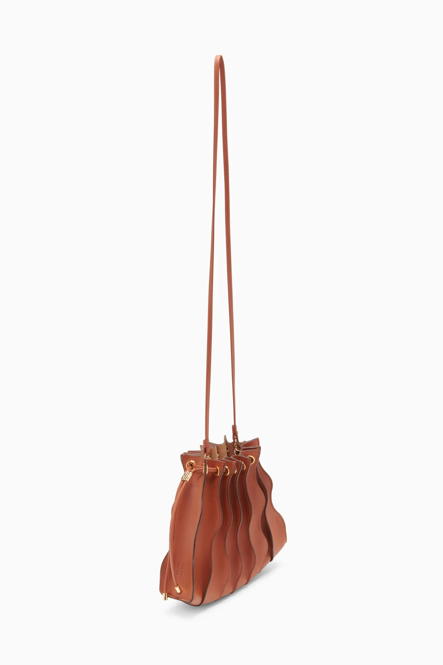 Adria Pleated Wave Crossbody - Sierra
