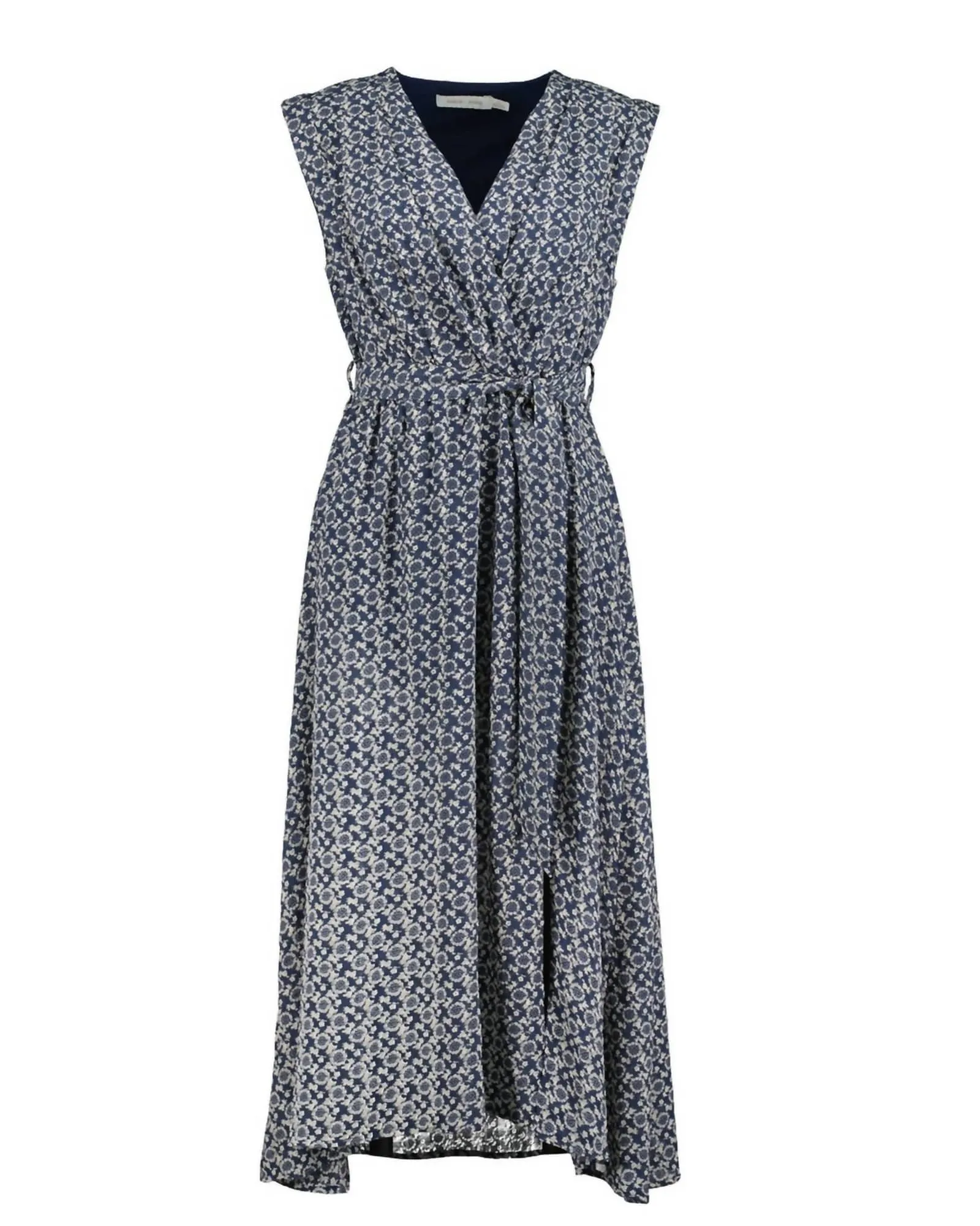 Aeries Wrap Dress in Mosaic Print | Mosaic Print