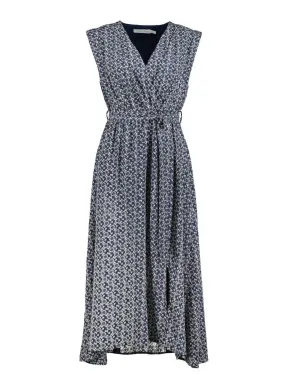 Aeries Wrap Dress in Mosaic Print | Mosaic Print