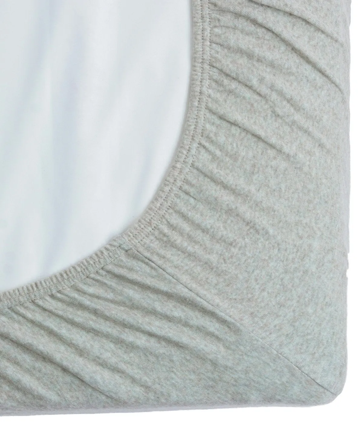 Alphabet Vanilla Grey Cotton Knitted Cot Sheet & Pillow Set for Babies