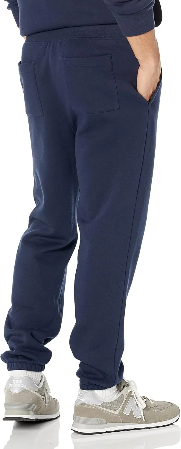 Amazon Essentials Relaxed-Fit Sweatpants for Men - Closed-Bottom, Big & Tall Options