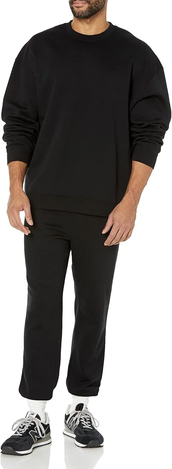 Amazon Essentials Relaxed-Fit Sweatpants for Men - Closed-Bottom, Big & Tall Options