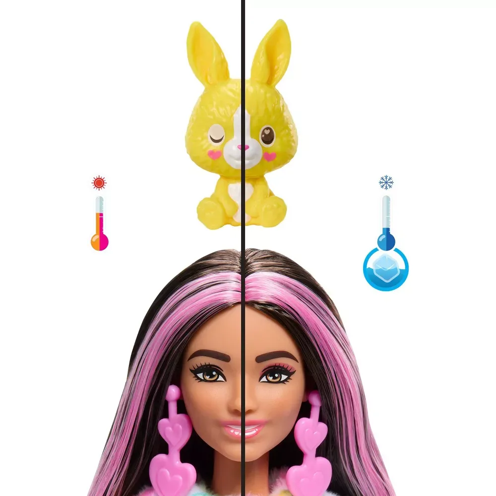 Barbie Cutie Reveal Bunny Doll & Accessories, Color Dream Series with 10 Surprises