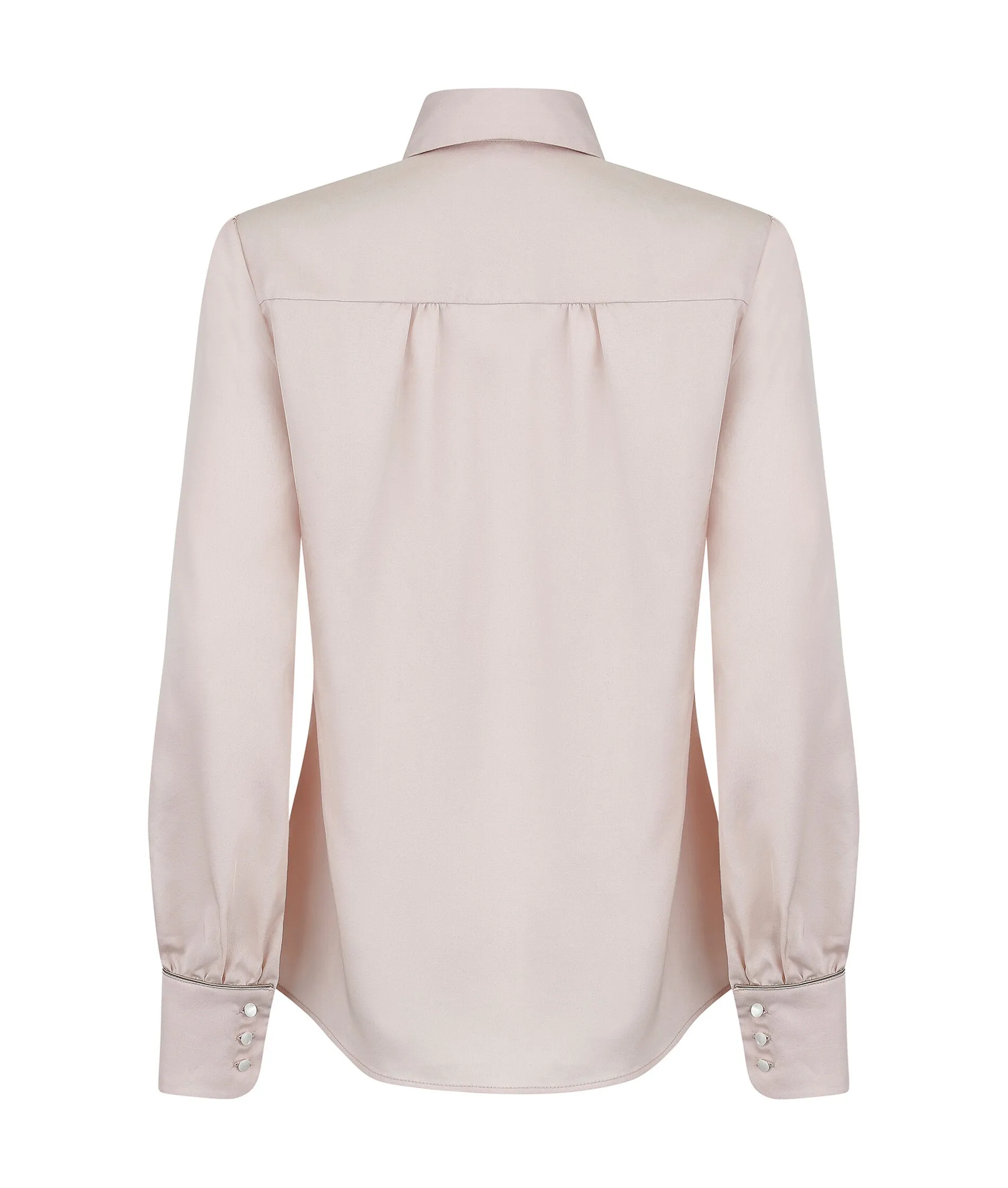 Bowtie Blouse in Blush Pink
