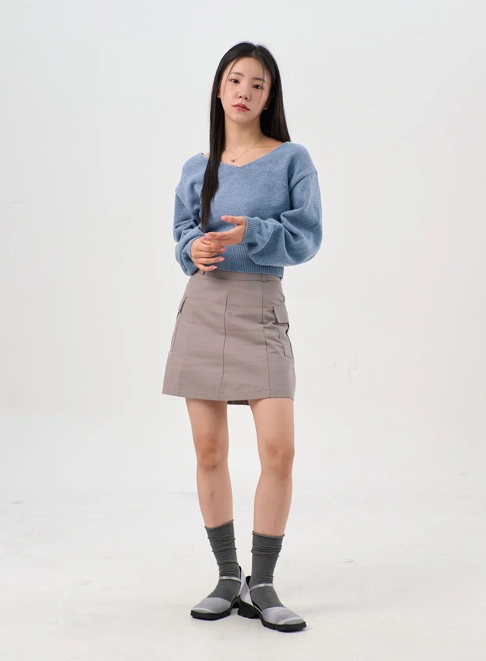 Cargo Mini Skirt OS302