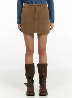 Cozy Corduroy Mini Skirt CO424