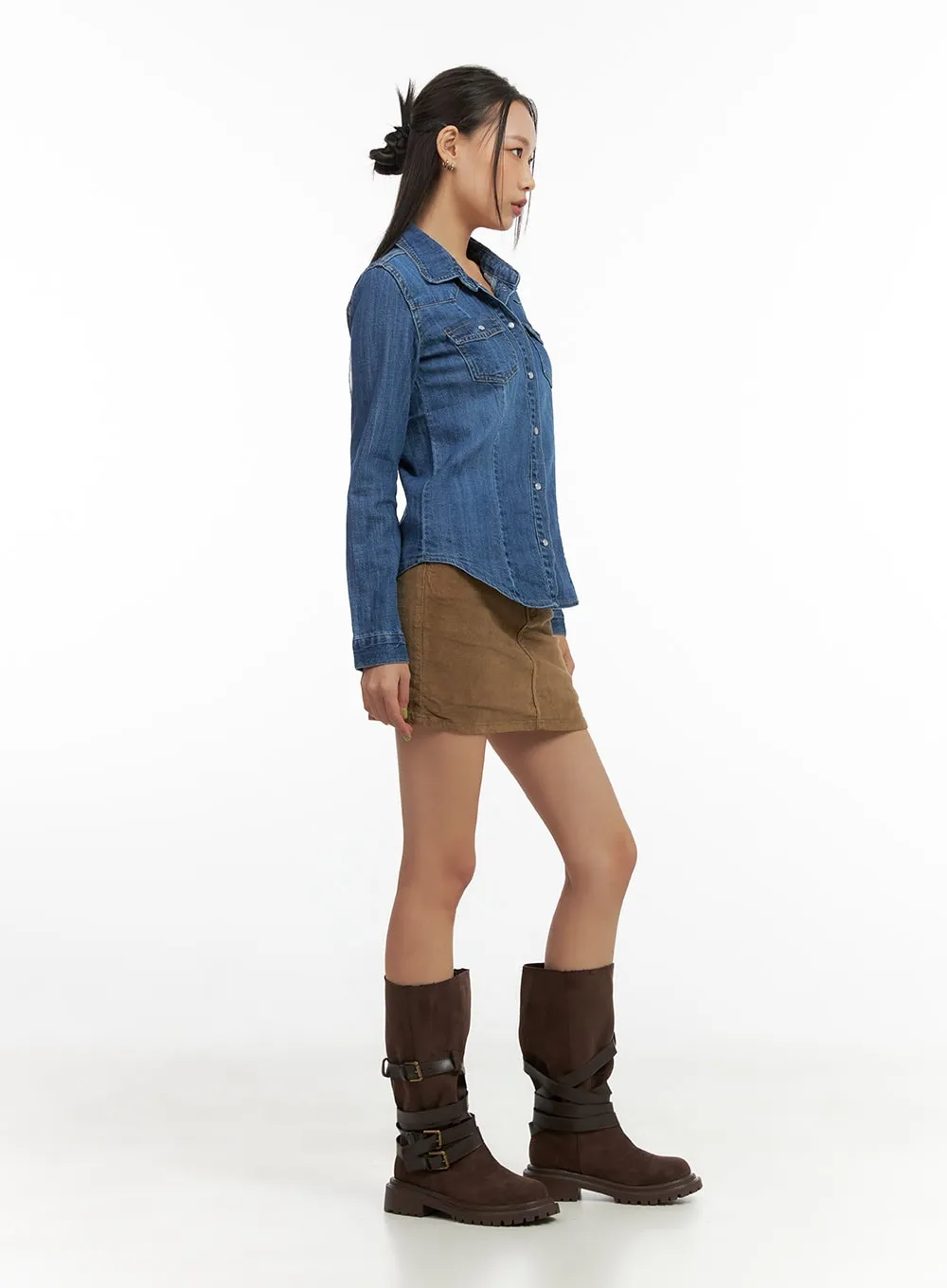 Cozy Corduroy Mini Skirt CO424