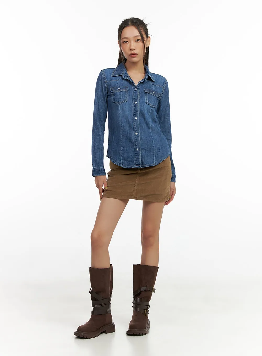 Cozy Corduroy Mini Skirt CO424
