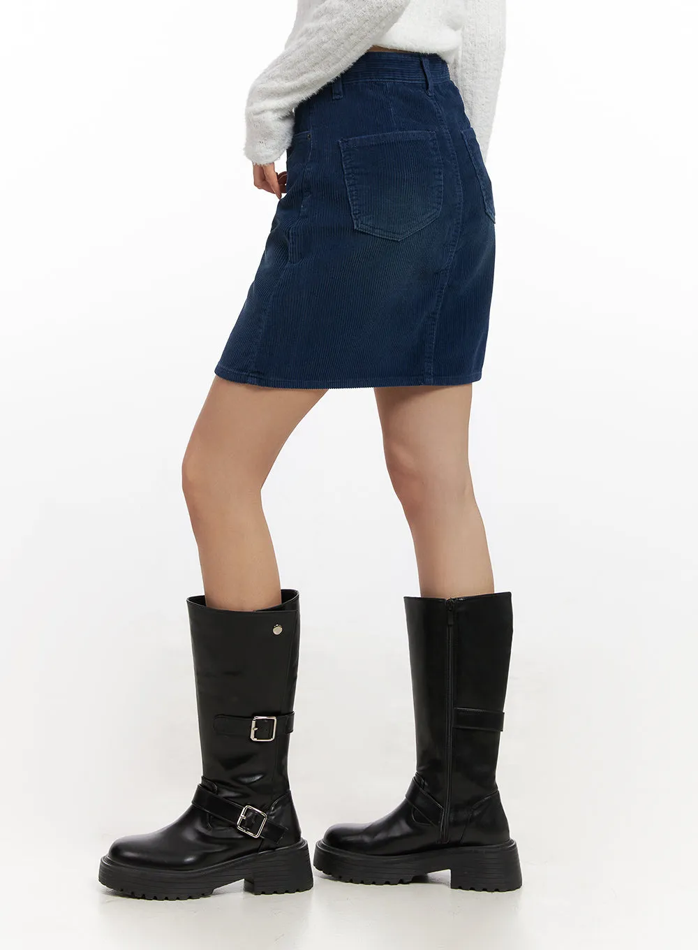Cozy Denim Mini Skirt CN428