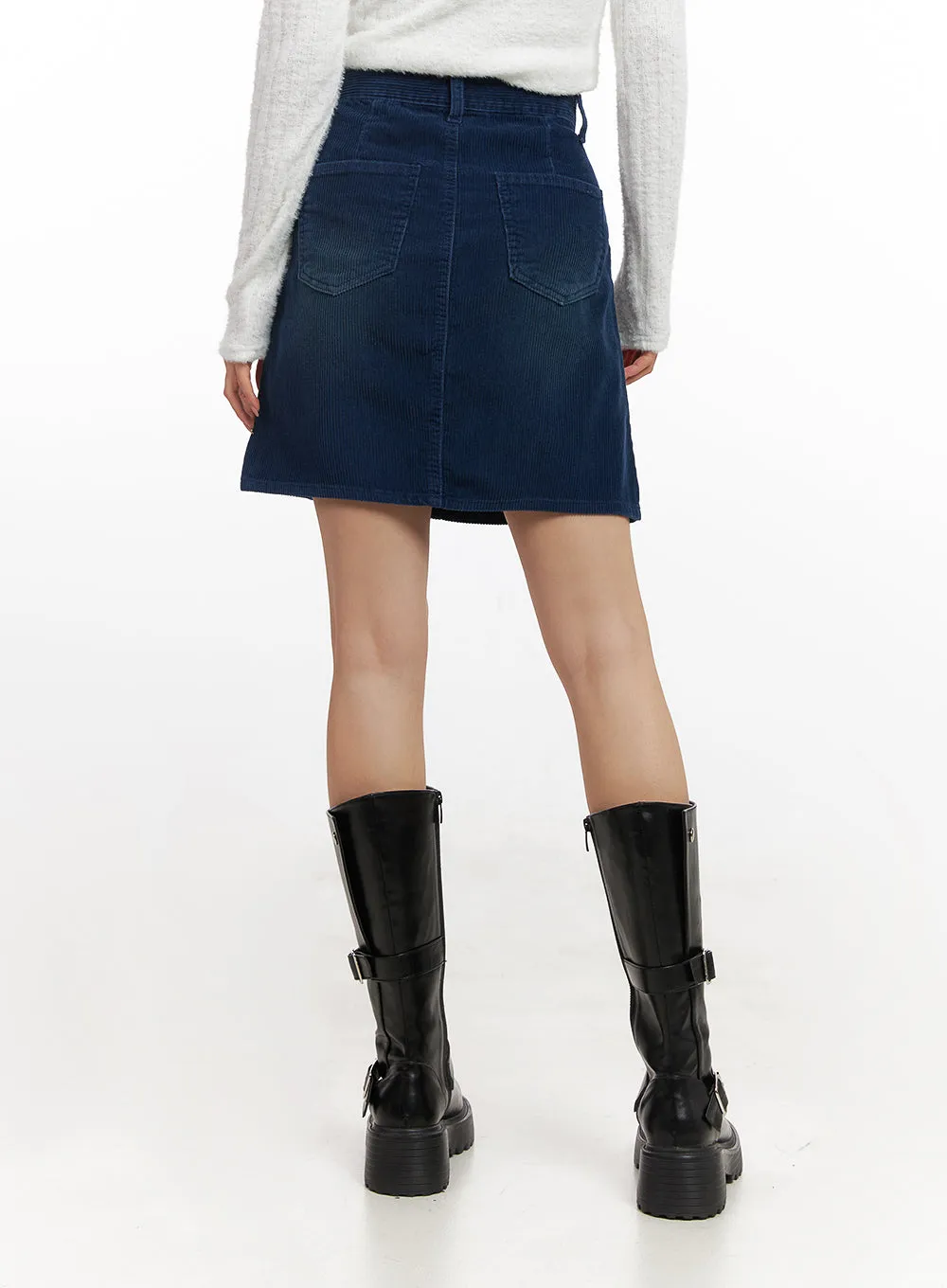 Cozy Denim Mini Skirt CN428