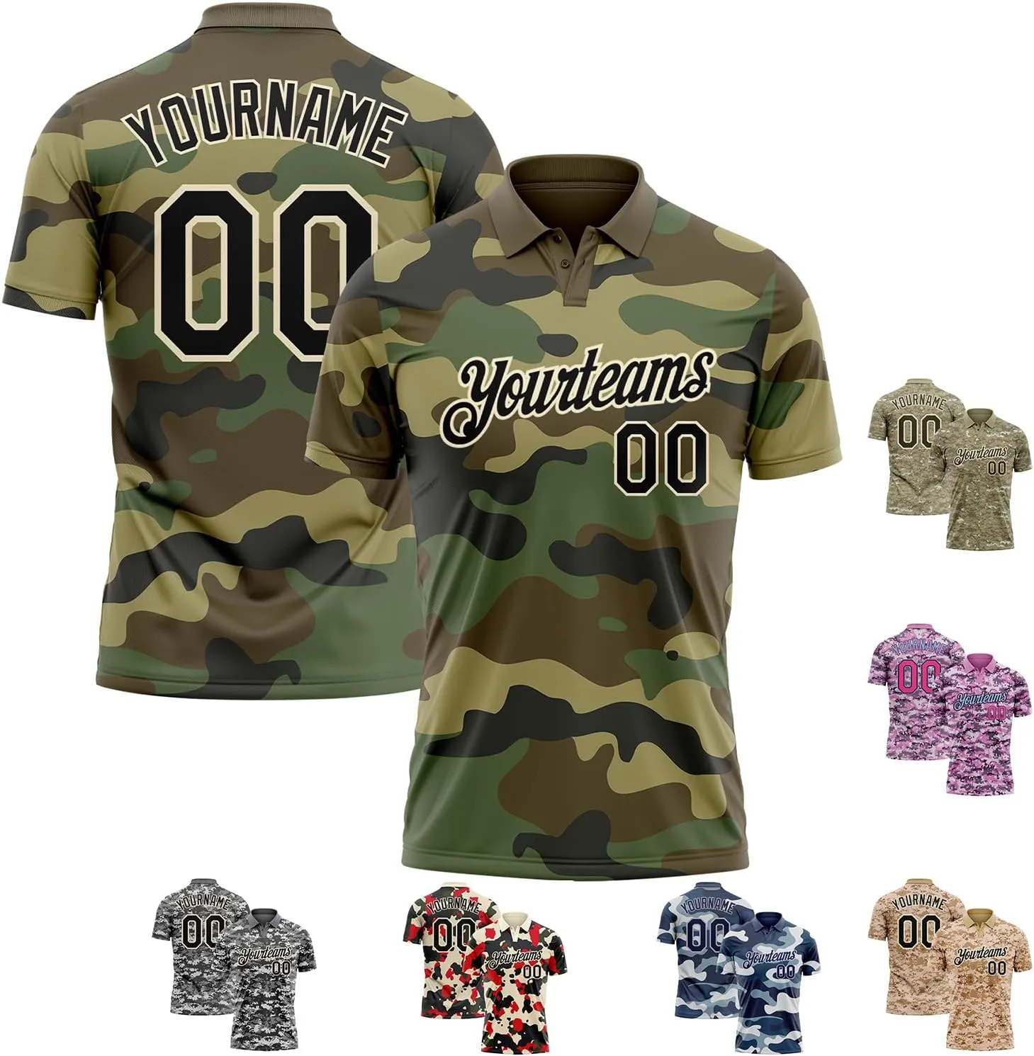 Custom Golf Polo Shirts Bowling Jerseys for Men Women Youth Personalized Tennis T-Shirt Design Your Own Sports Team Uniform