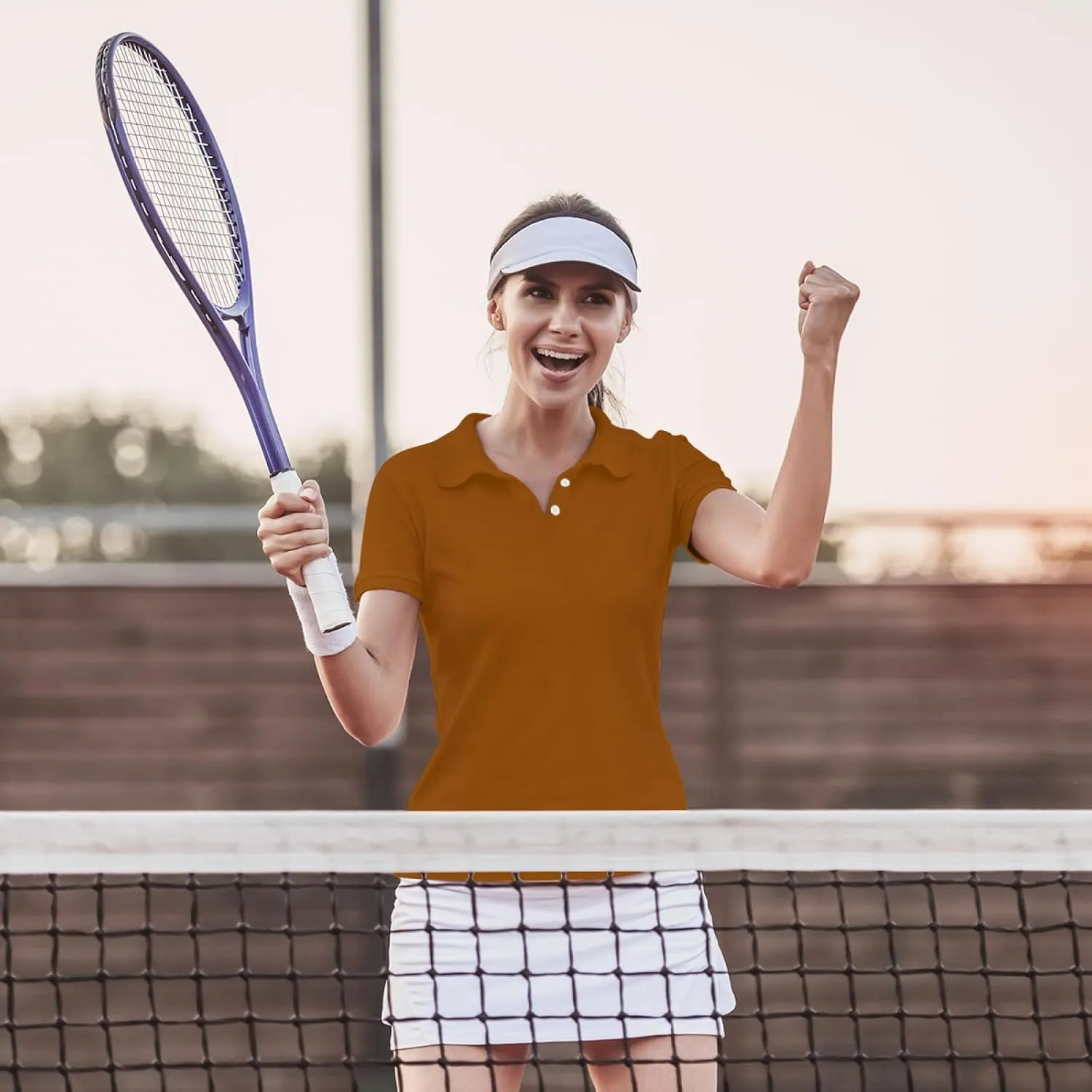 Custom Polo Shirts for Women Design Your Own Text Logo Photo Personalized Customized Golf Shirts Front Back Print