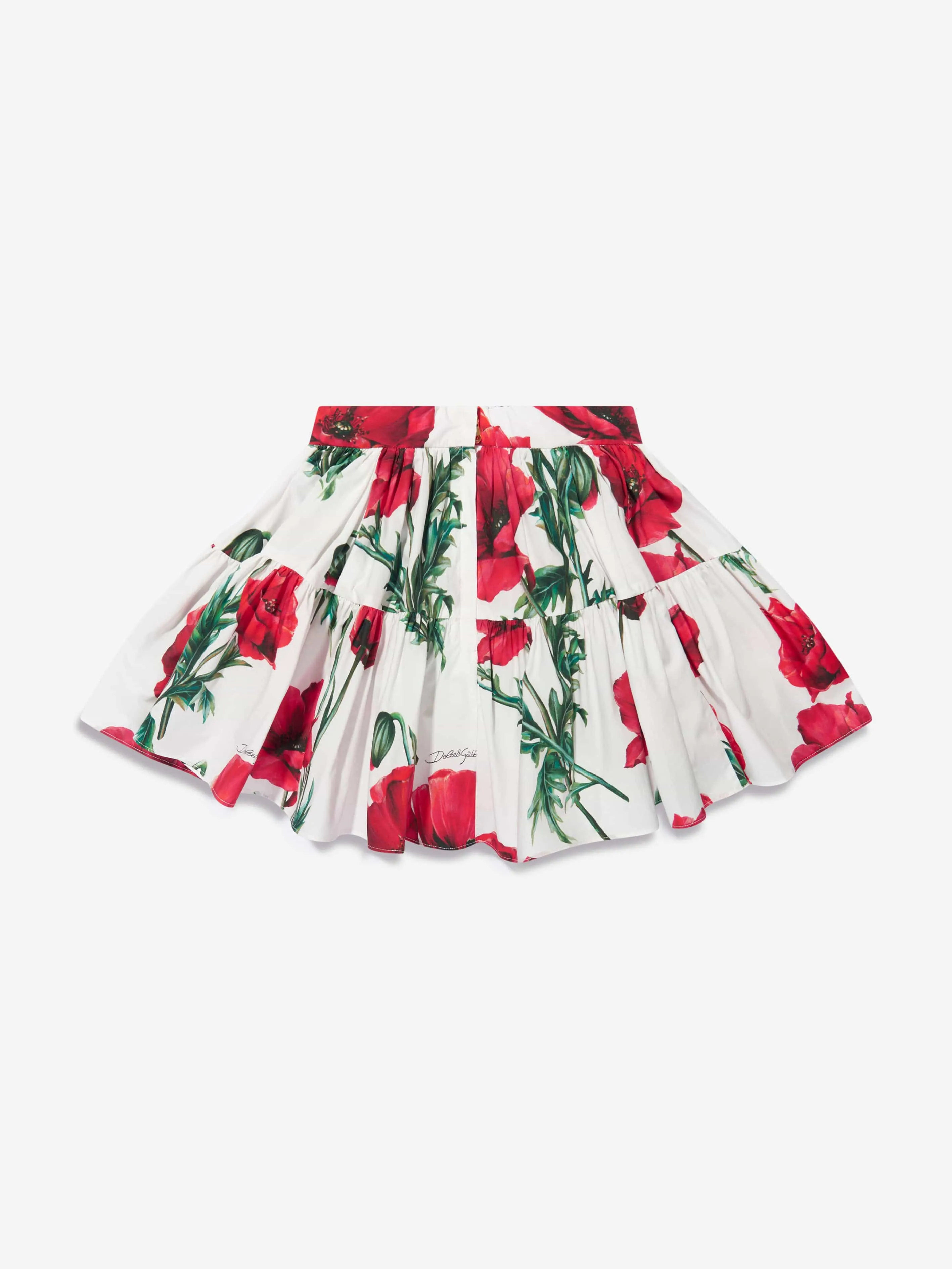 Dolce & Gabbana Baby Girls Poppy Skirt With Knickers in White