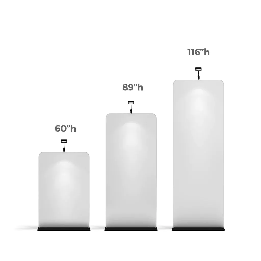 Double-Sided Fabric Display - 36" W