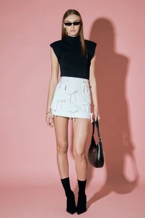 English Factory - Bow Printed Skirt