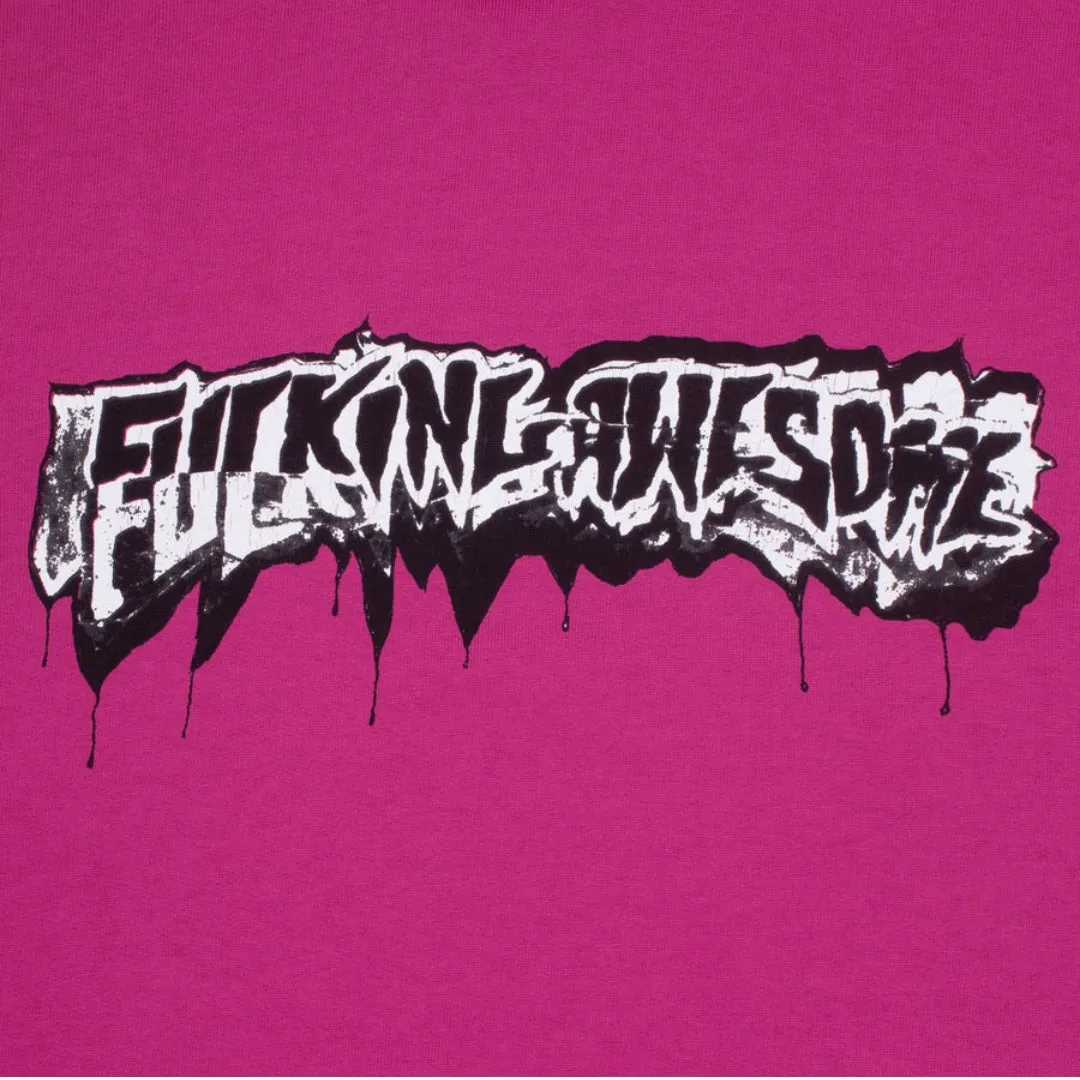 FA Awesome Dill Cut Up Logo Hoodie Magenta