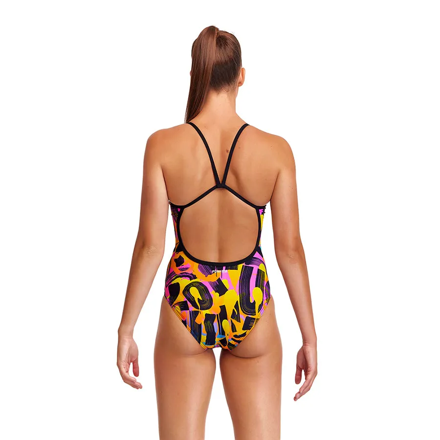 Funkita Womens Single Strap One Piece FS15L- Smooth Stroke