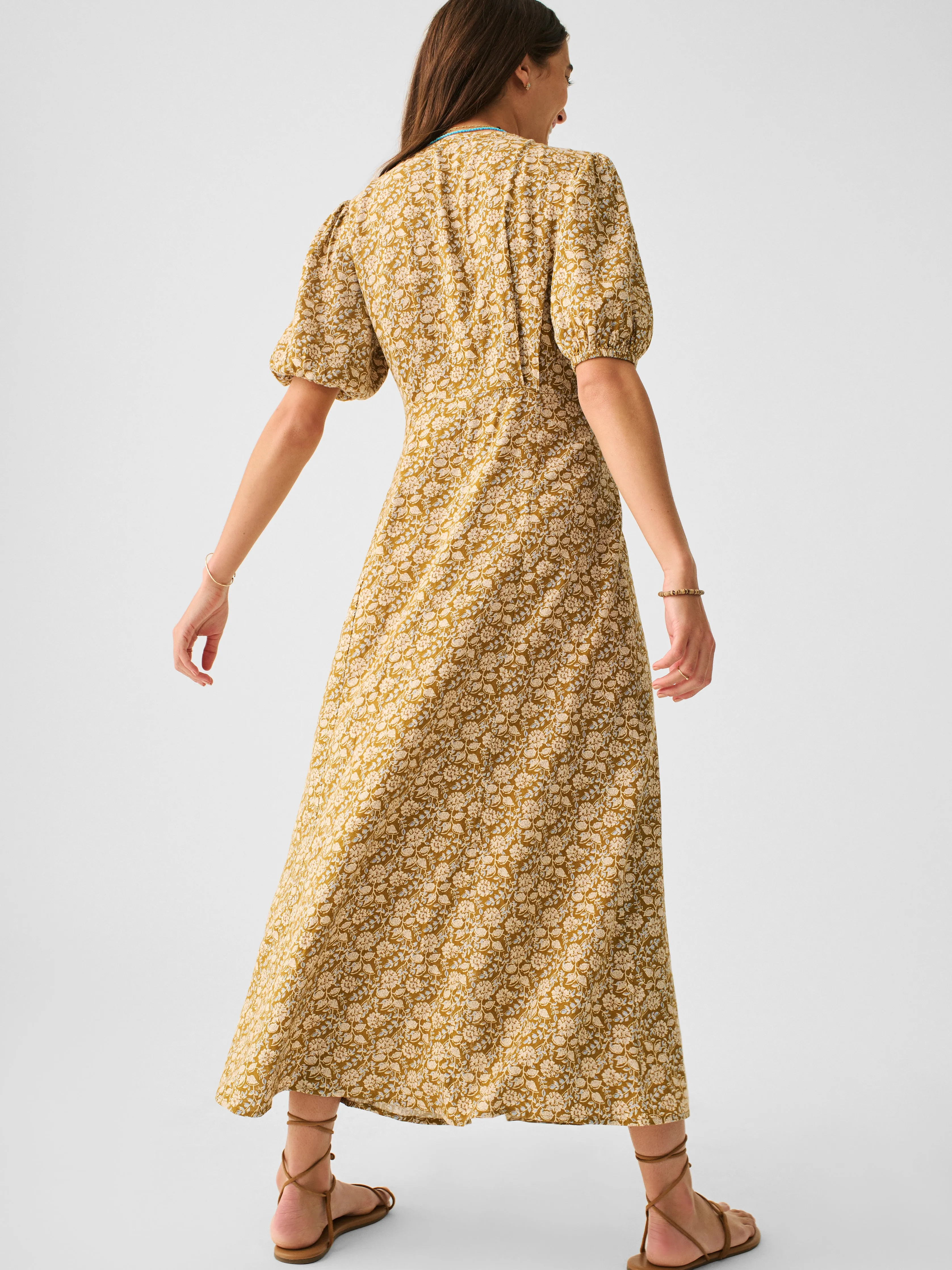 Havana Dress in Golden Theodora Floral