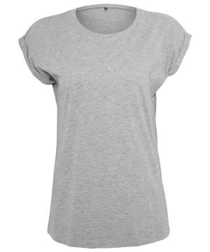 Heather Grey*† - Women's extended shoulder tee