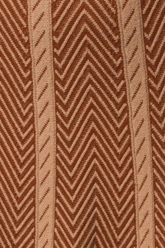 Herringbone Sweater Skirt