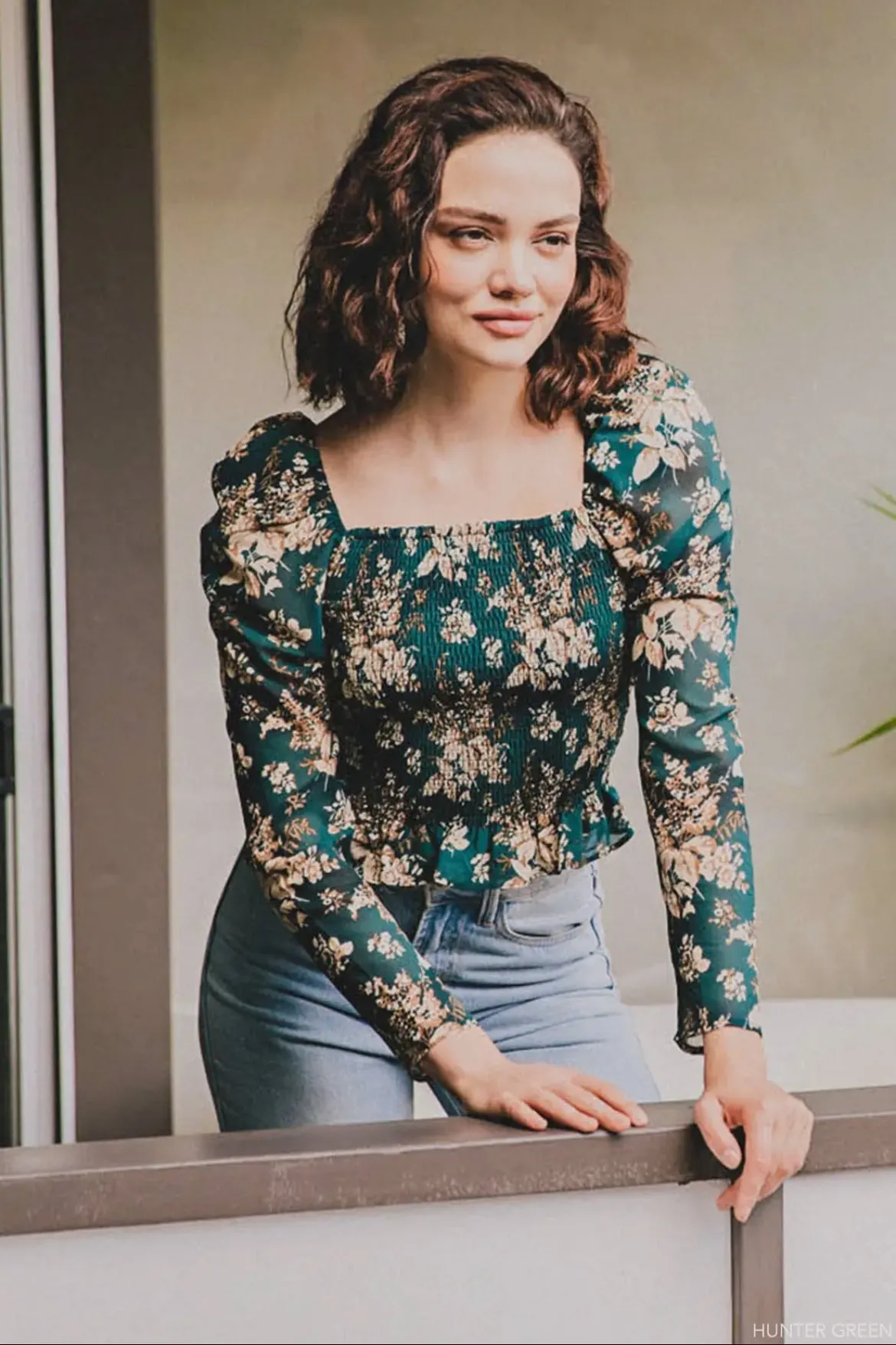 Kori Smocked Corset Lined Top