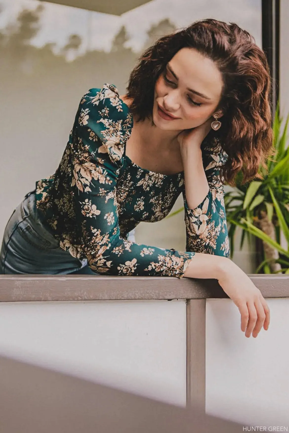 Kori Smocked Corset Lined Top