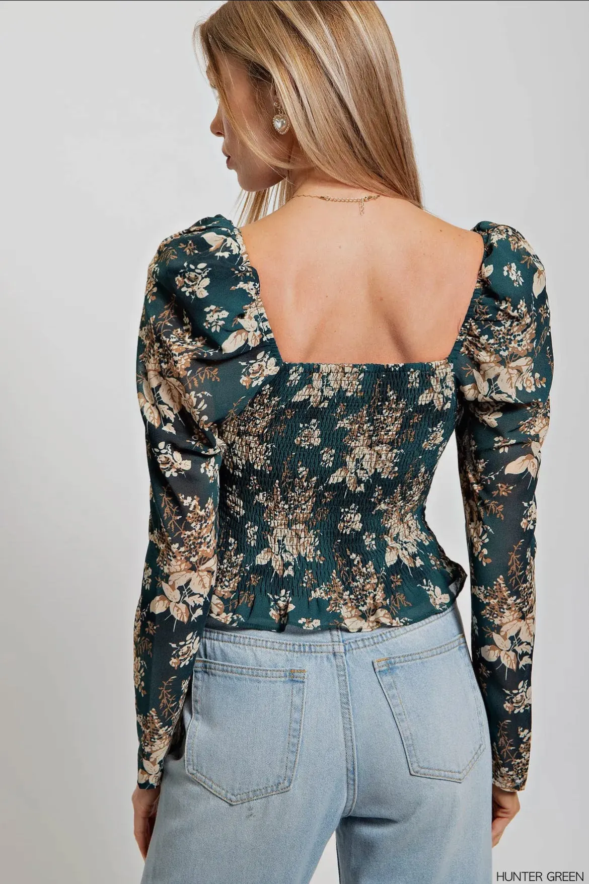 Kori Smocked Corset Lined Top