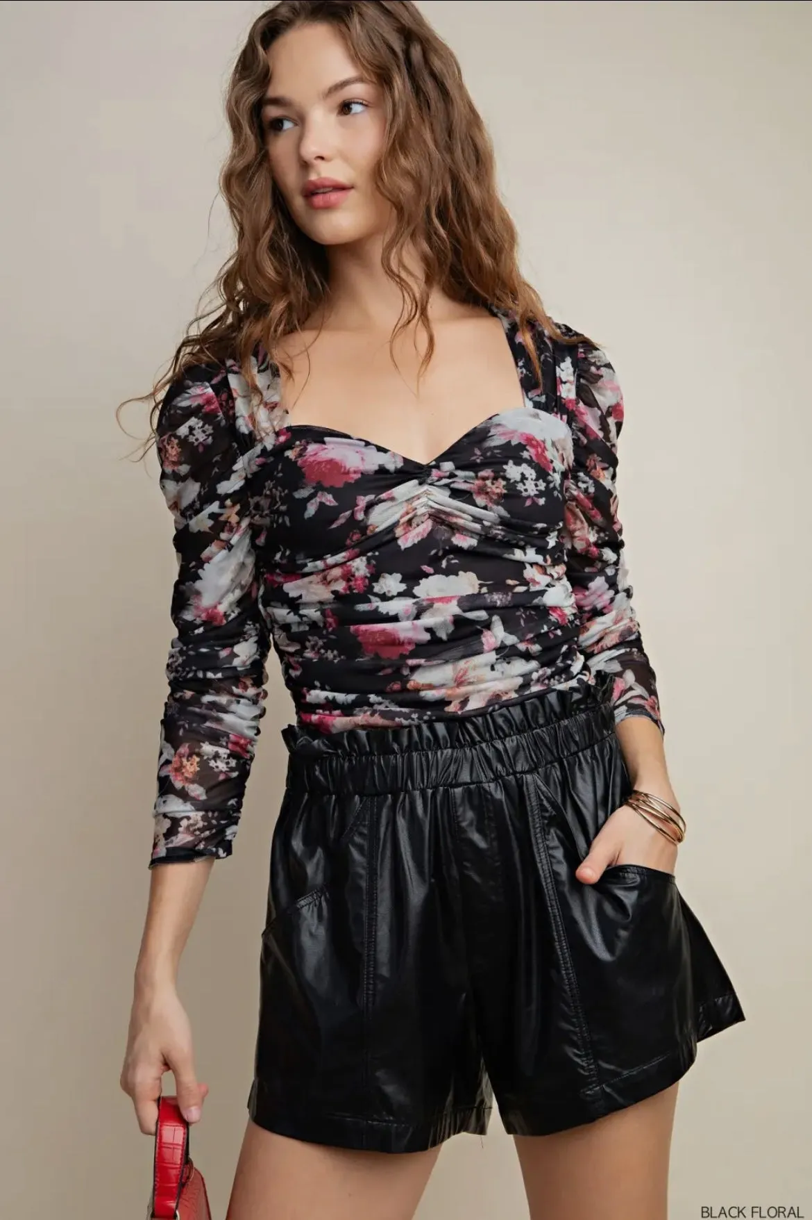 Kori Stretch Mesh Corset Top