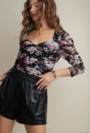 Kori Stretch Mesh Corset Top