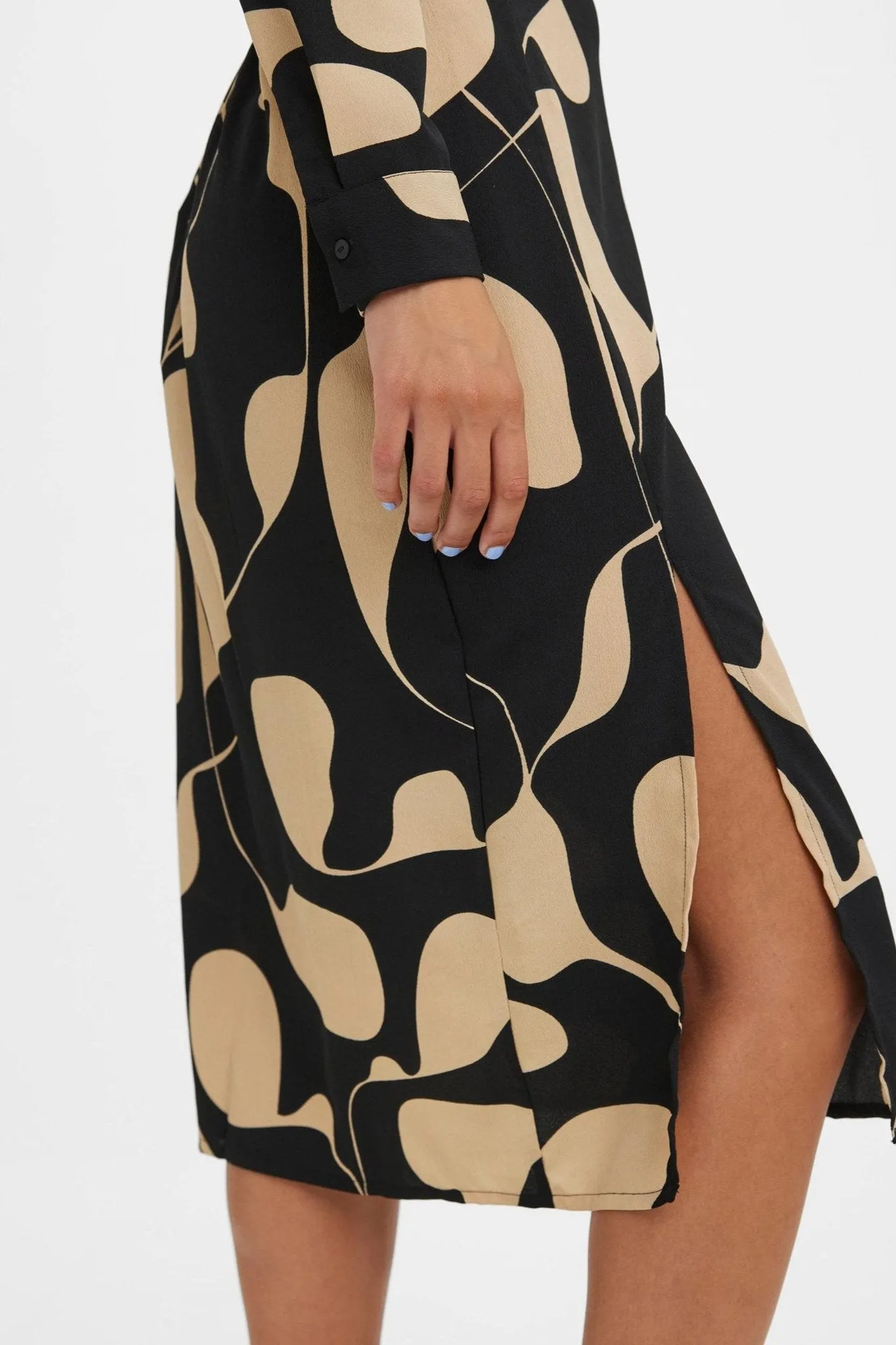 Lydia High Waist Skirt - Black