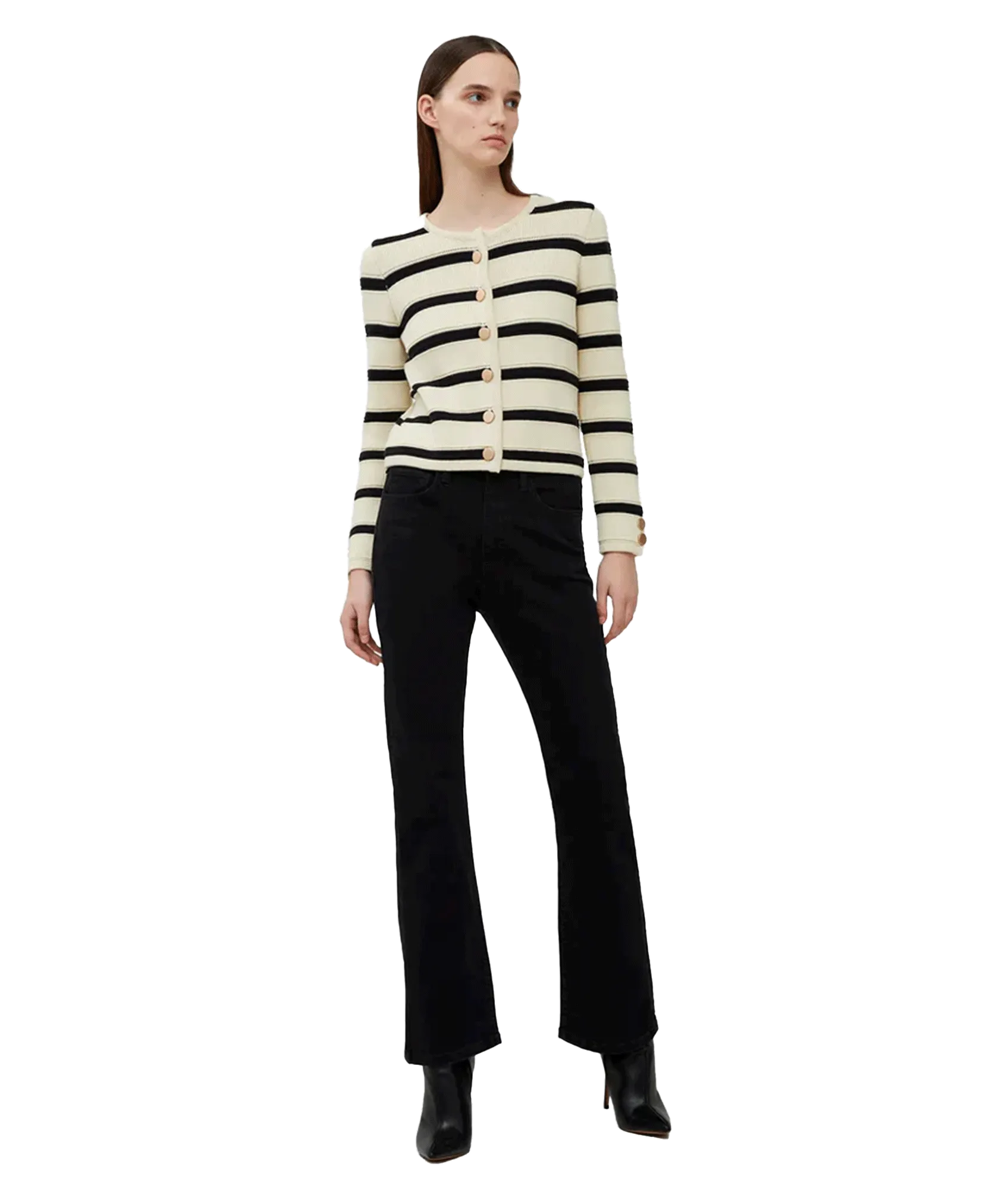 Marloe Knitted Coatigan - Cream