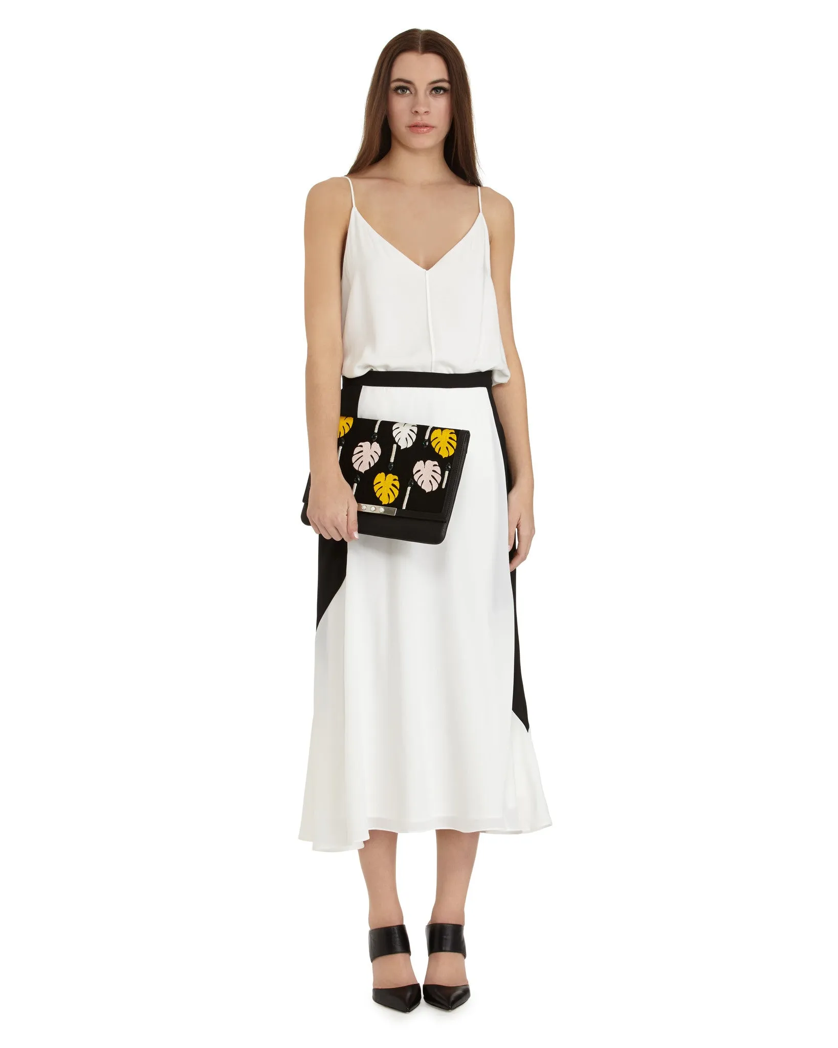 MYNE Storm Skirt | White & Black - FINAL SALE