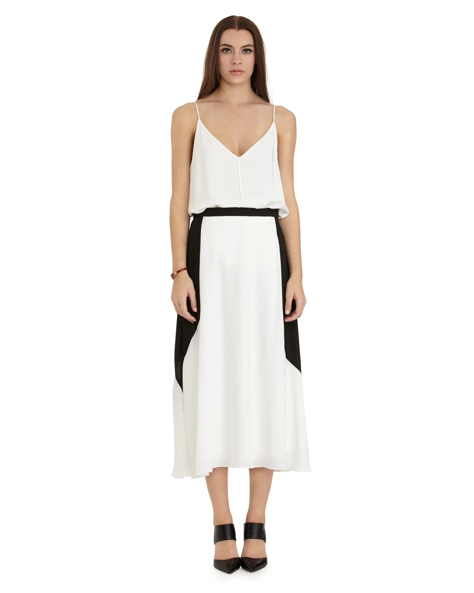 MYNE Storm Skirt | White & Black - FINAL SALE