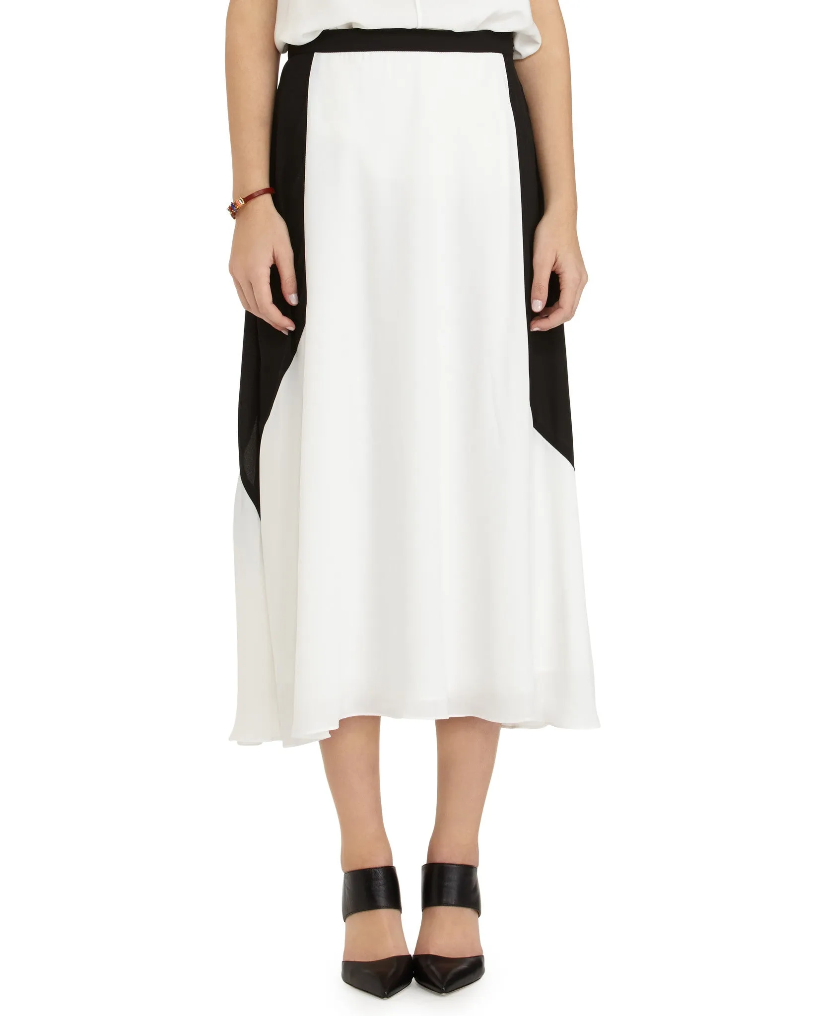 MYNE Storm Skirt | White & Black - FINAL SALE
