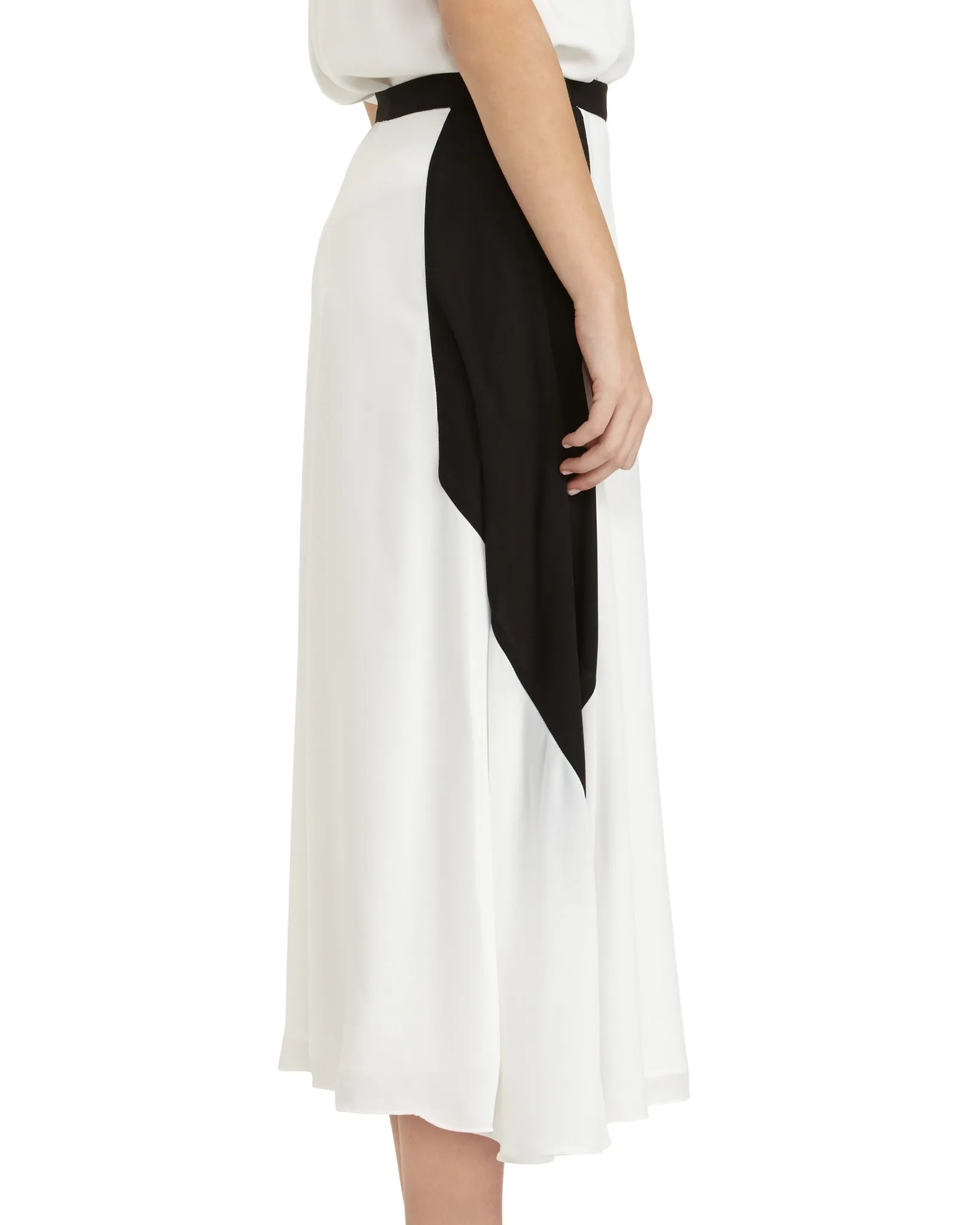 MYNE Storm Skirt | White & Black - FINAL SALE