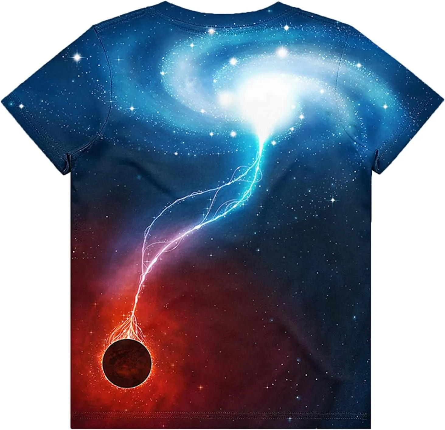 Neemanndy Teens Boys Girls Shirts 3D Print Colorful Design Graphic Tee Shirt with Short Sleeve for Kids 6-16 Years