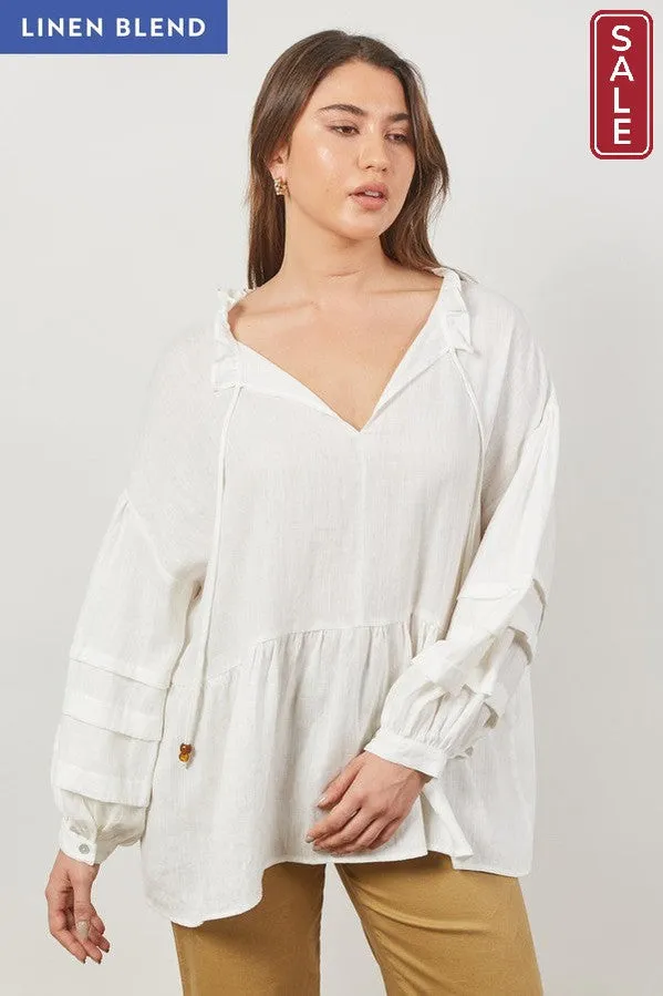 Panorama Relaxed top Dove