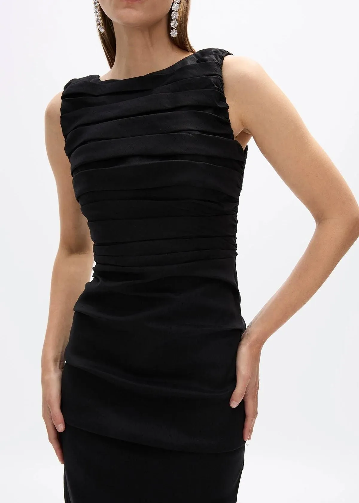 RACHEL GILBERT Adela Gown - Black
