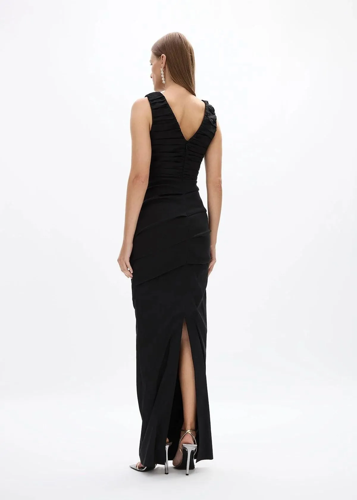 RACHEL GILBERT Adela Gown - Black