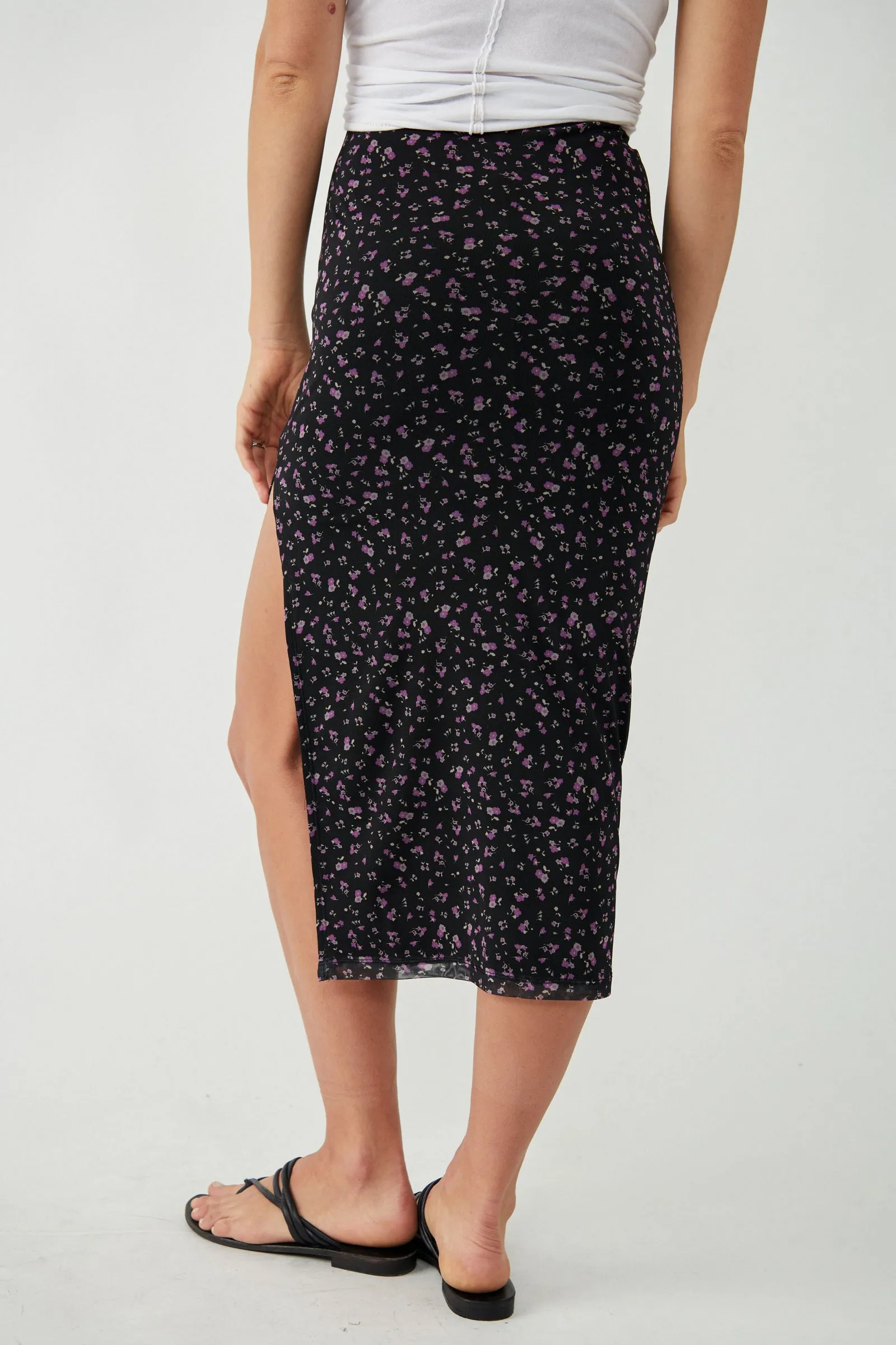 ROSALIE MESH MIDI SKIRT