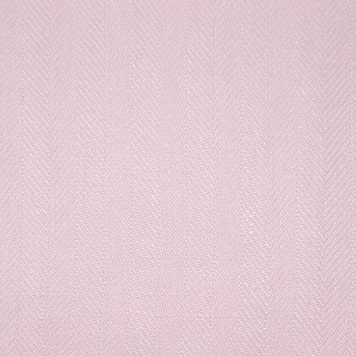 Soft Pink Herringbone 100% Irish Linen