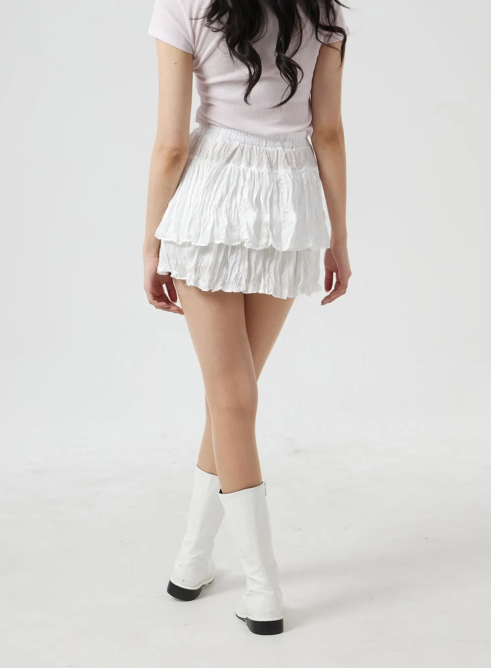 Tiered Mini Skirt BM304