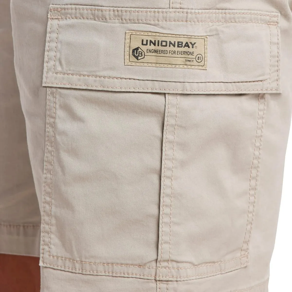 UNIONBAY Men's Relaxed Fit Flex Waist Cargo Short