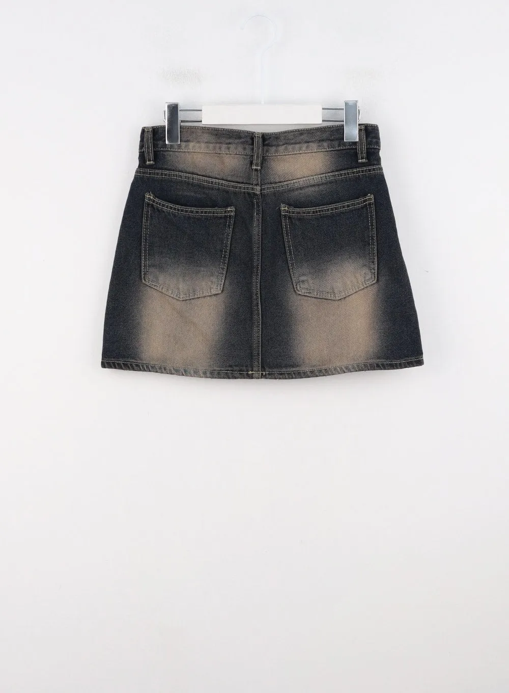 Washed Denim Mini Skirt CG330