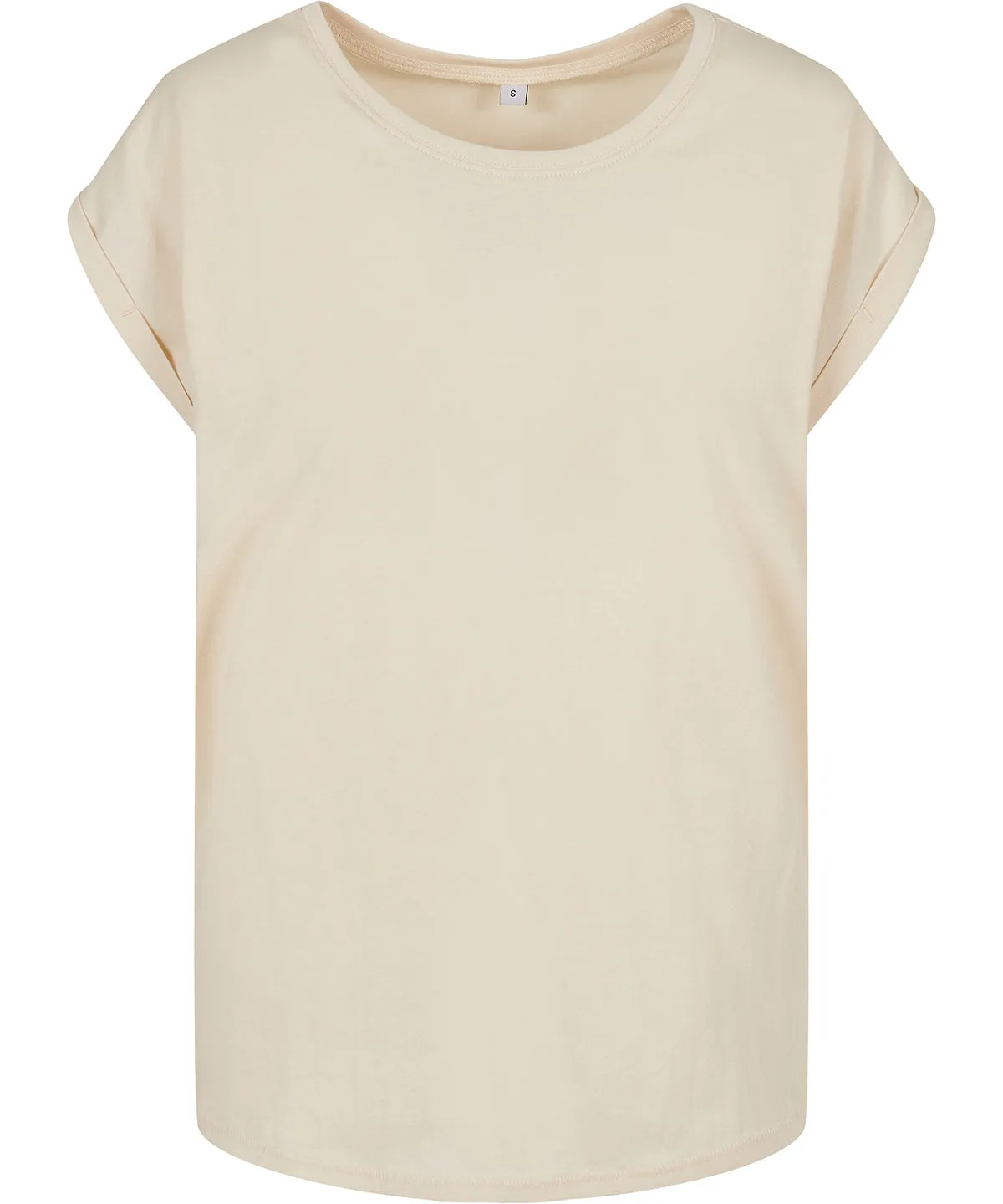 White Sand*† - Women's extended shoulder tee
