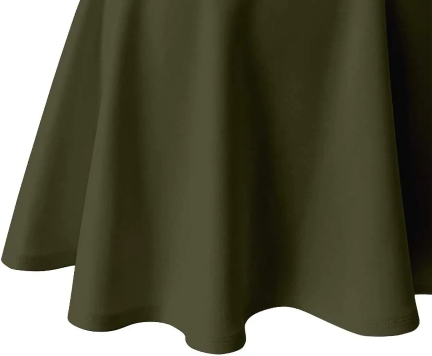Women's Basic Versatile Stretchy Flared Skater Skirt (S-XL)