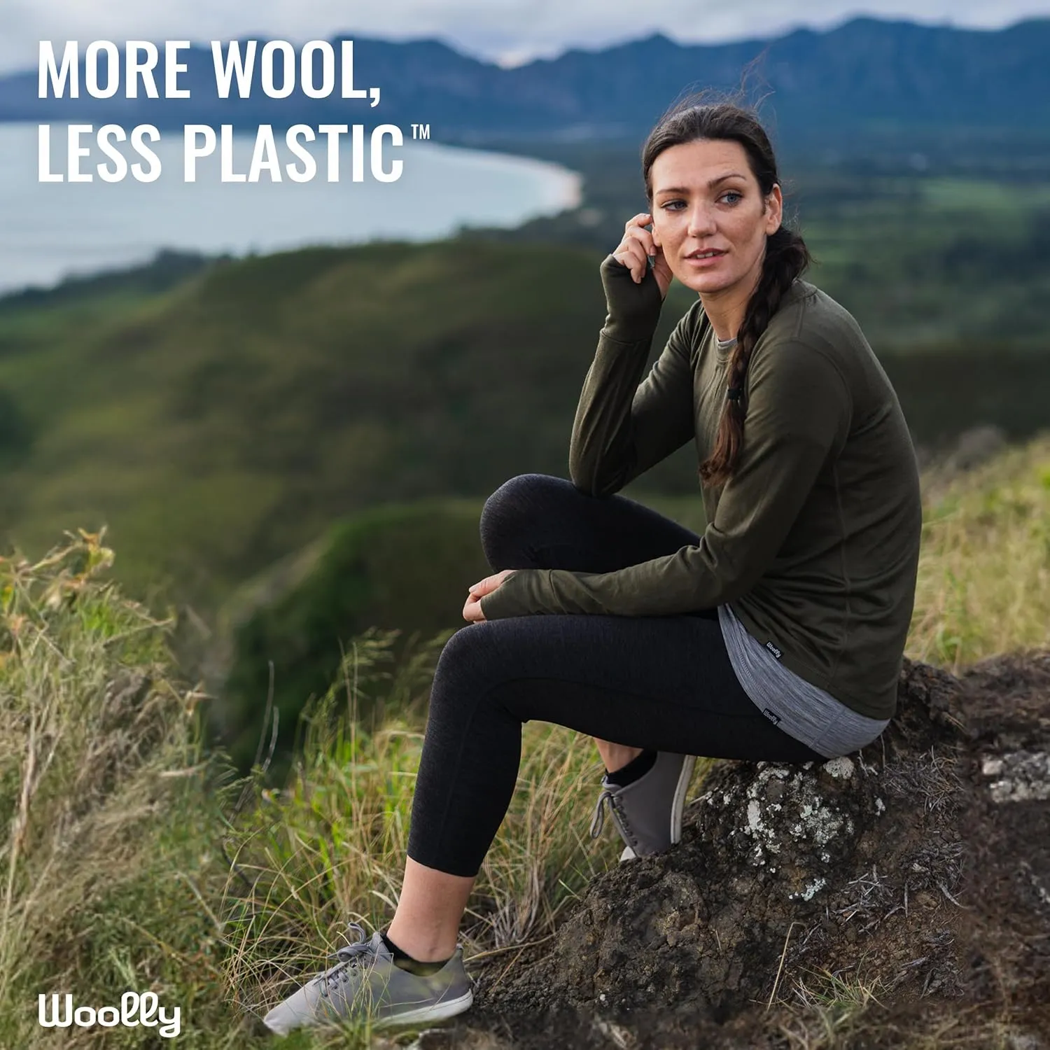Women's Merino Wool Cowl Pullover by Woolly | RWS Certified | Warm, Soft, Seattle Designed